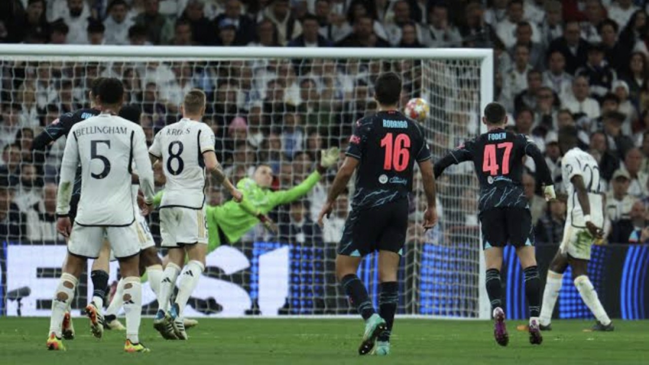 Laga Manchester City vs Real Madrid