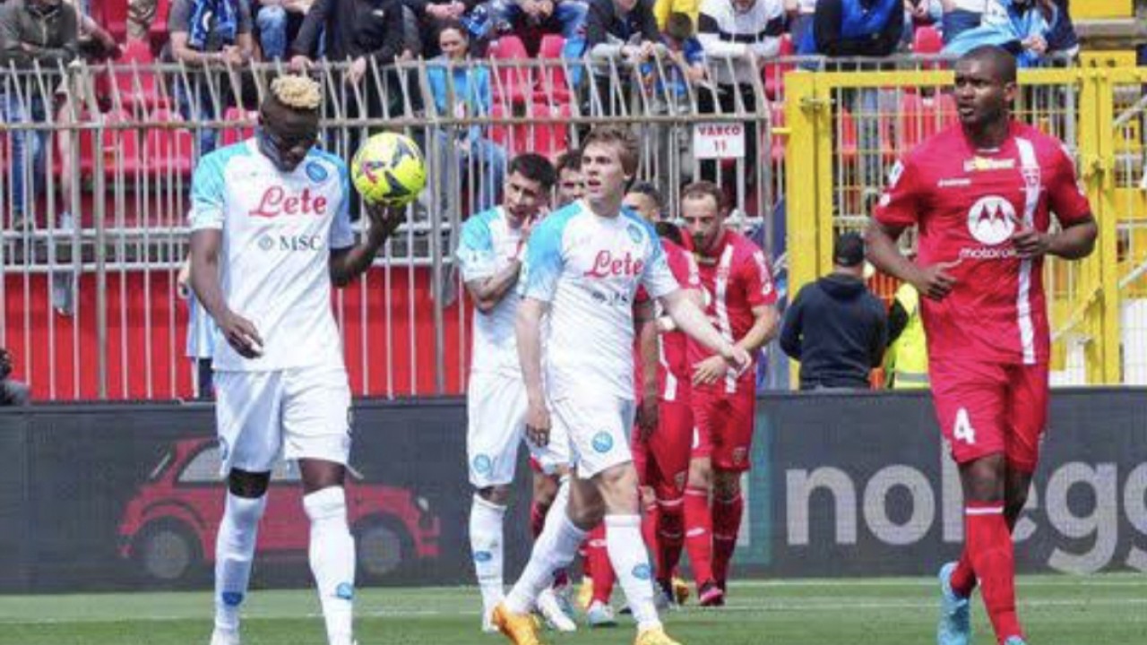 Laga Monza vs Napoli pada lanjutan Liga Italia 2023/24