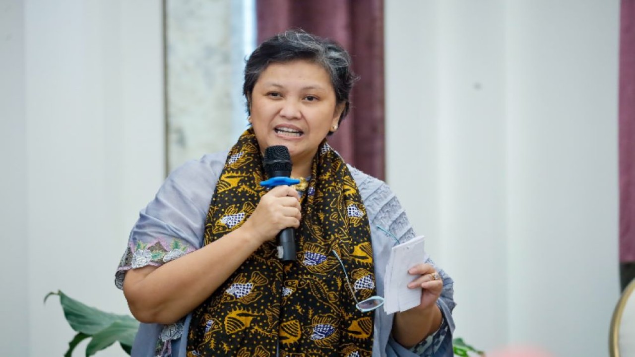 Wakil Ketua MPR RI, Lestari Moerdijat dalam sambutan tertulisnya pada diskusi daring bertema Setelah Iran Menyerang Israel: Dampak Geopolitik dan Ekonomi, yang digelar Forum Diskusi Denpasar 12, Rabu (24/4).