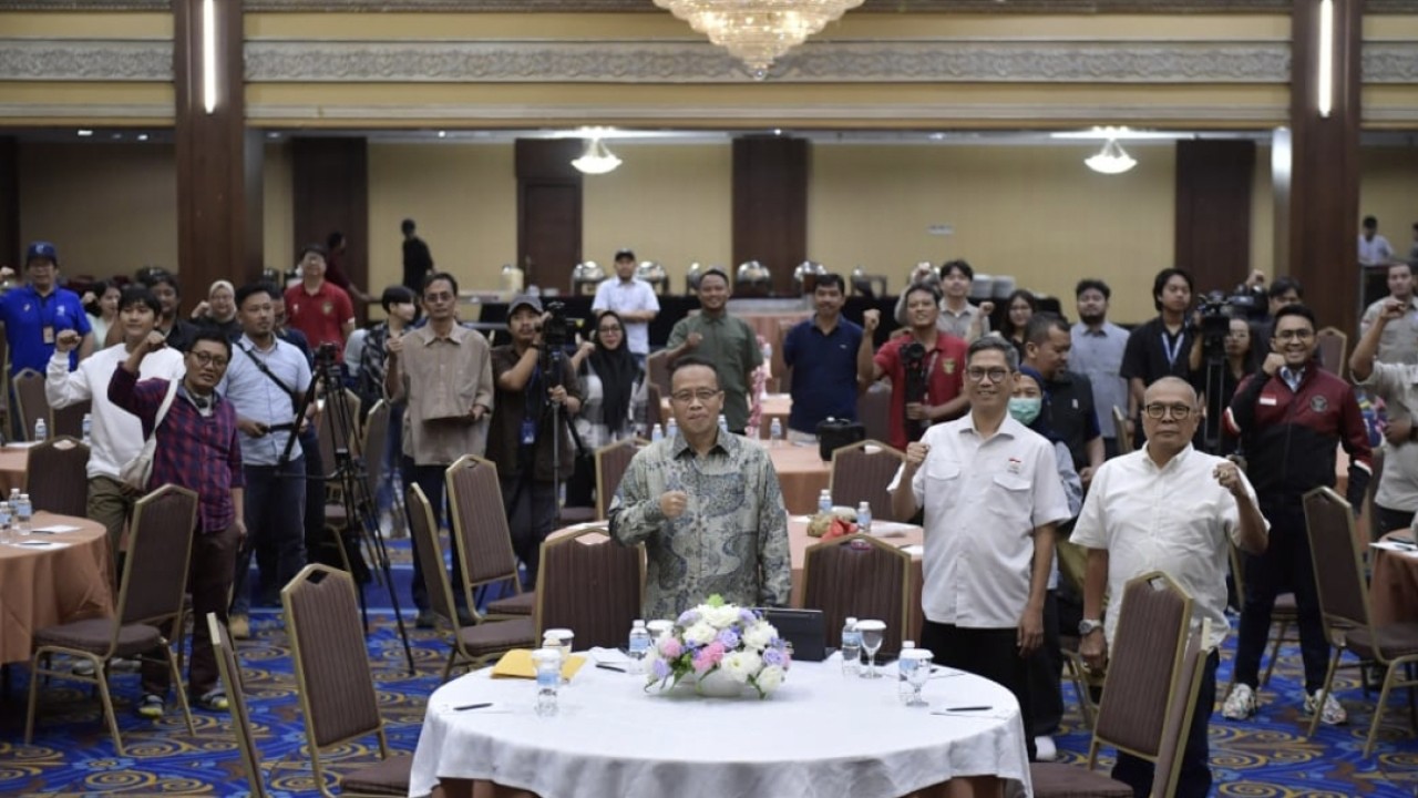 Media gathering Kemenpora bahas persiapan Olimpiade 2024 Paris