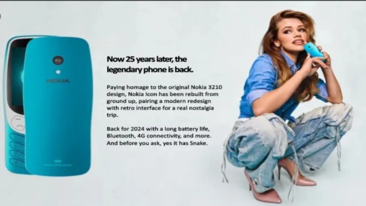 Nokia 3210 bakal lahir kembali tahun ini/Gizmochina