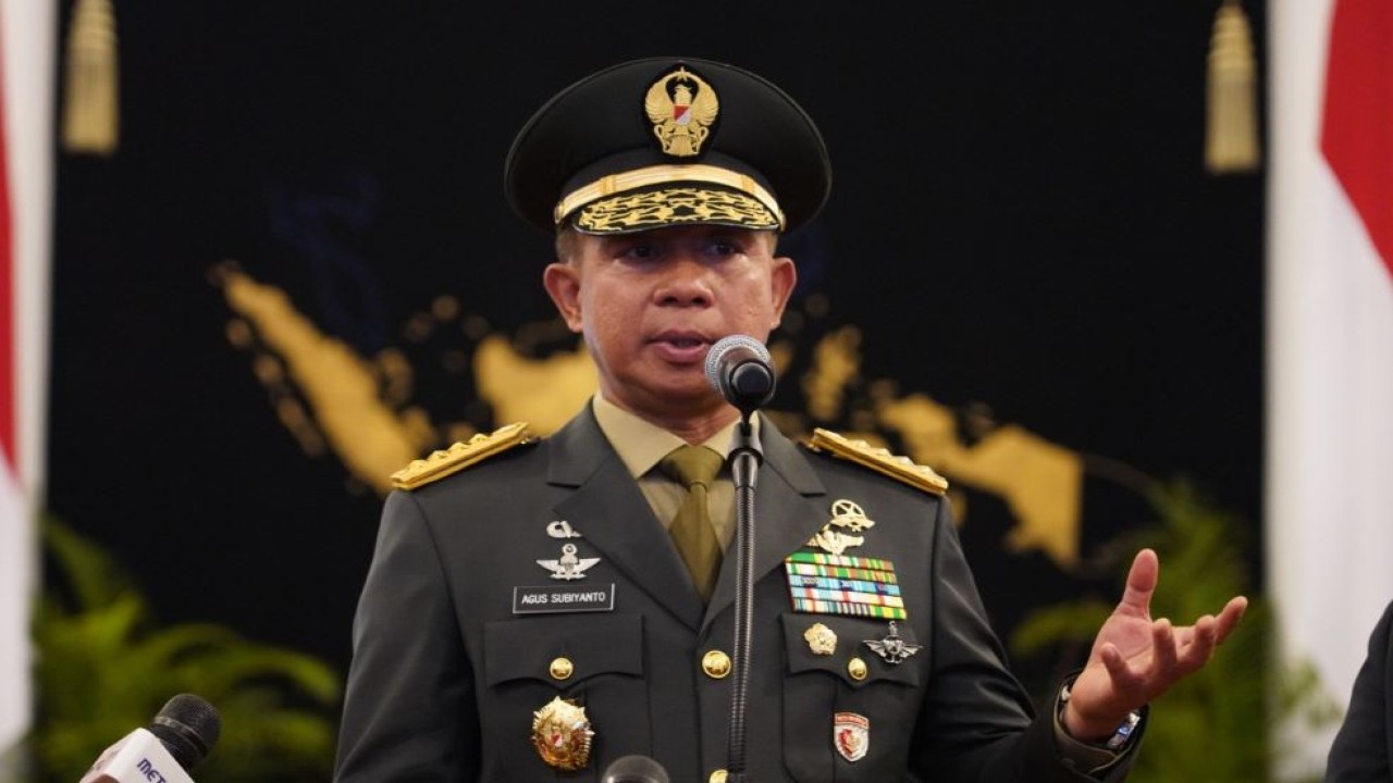 Panglima TNI Jenderal Agus Subiyanto.