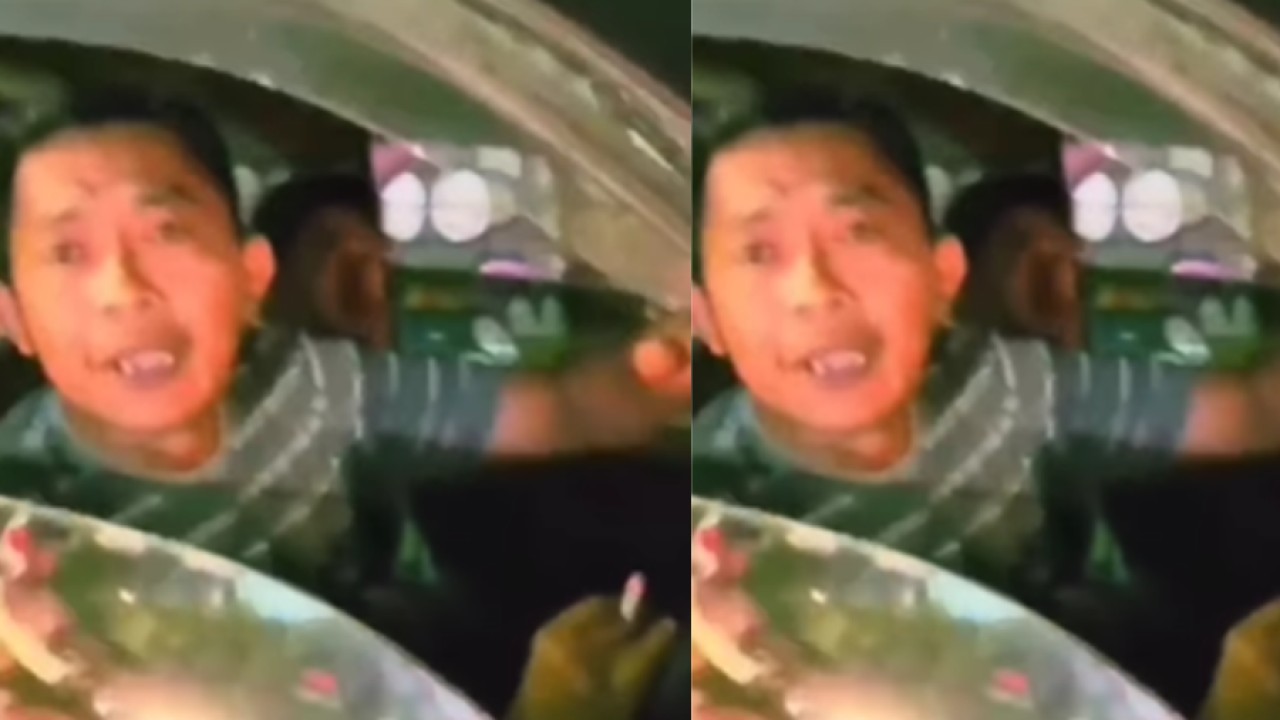 Pengendara mobil dan pemotor terlibat adu mulut (Instagram)