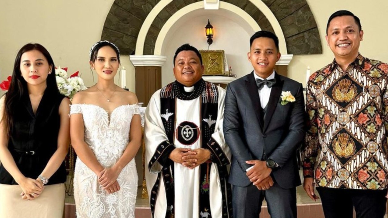 Pernikahan Bharada E (Instagram)