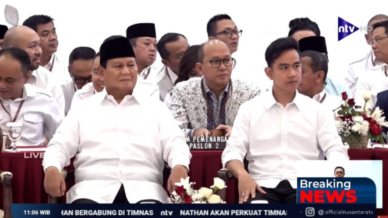 Prabowo-Gibran Presiden Terpilih (YouTube Nusantara TV)