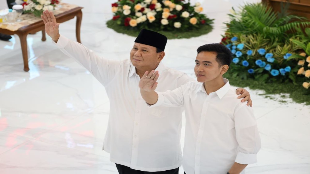 Prabowo Subianto-Gibran Rakabuming Raka ditetapkan sebagai presiden dan wakil presiden oleh KPU, di Gedung KPU, Menteng, Jakarta Pusat, Rabu (24/4/2024). (Foto: Istimewa)