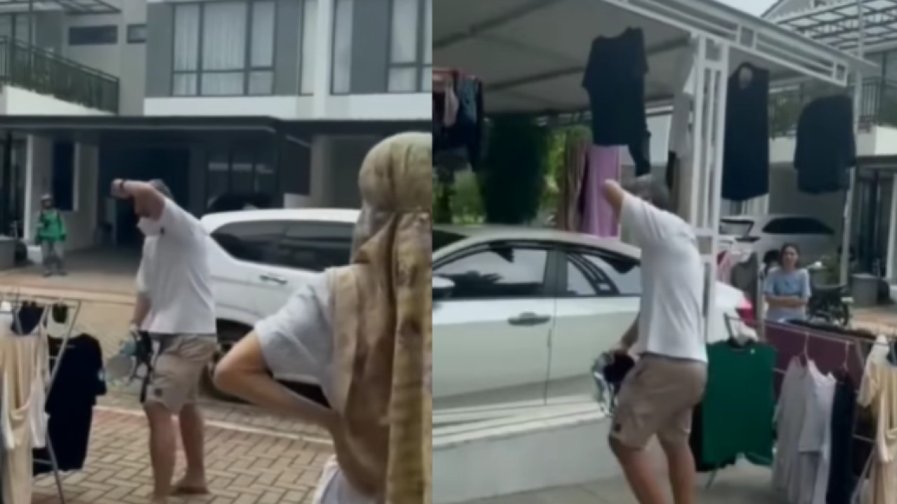 Seorang Pria Kepergok Curi Pakaian Dalam Wanita (Instagram @jktnewss)