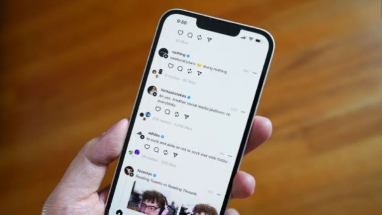 Aplikasi Threads. (Foto: ZDNet)