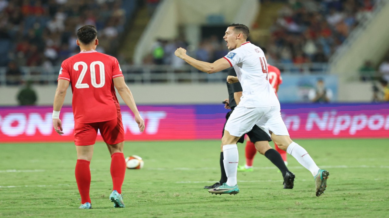 Timnas Indonesia menang 3-0 atas Vietnam di My Dinh pada laga lanjutan babak kualifikasi Piala Dunia 2026 zona Asia grup F. (Dok PSSI)