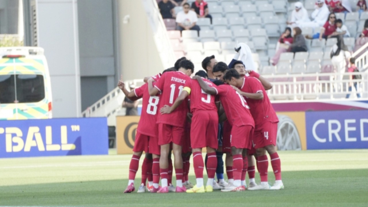 Timnas Indonesia bakal menghadapi Yordania di laga terkahir Grup A Piala Asia U-23