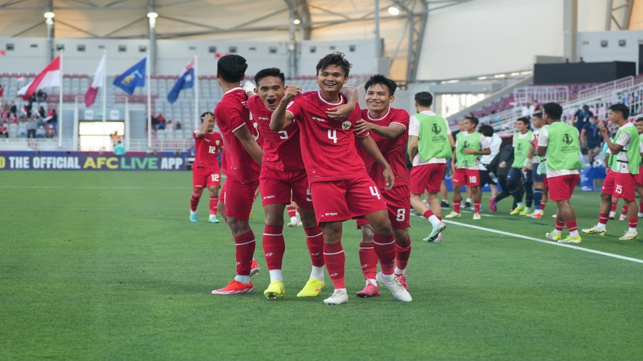 Timnas Indonesia U-23 kalahkan Australia di Piala Asia U-23 2024. (dok PSSI)