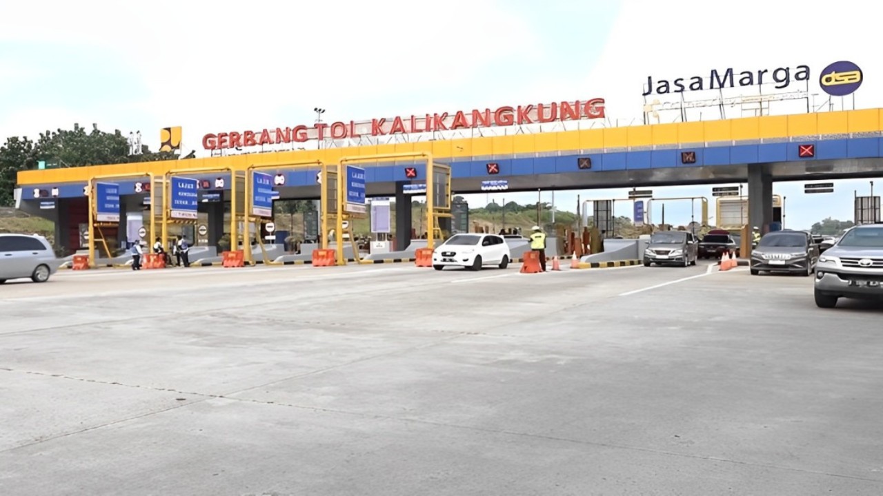 Sistem rekayasa lalin satu arah atau one way dari KM 414 Tol Kalikangkung sampai KM 72 Tol Cipali.