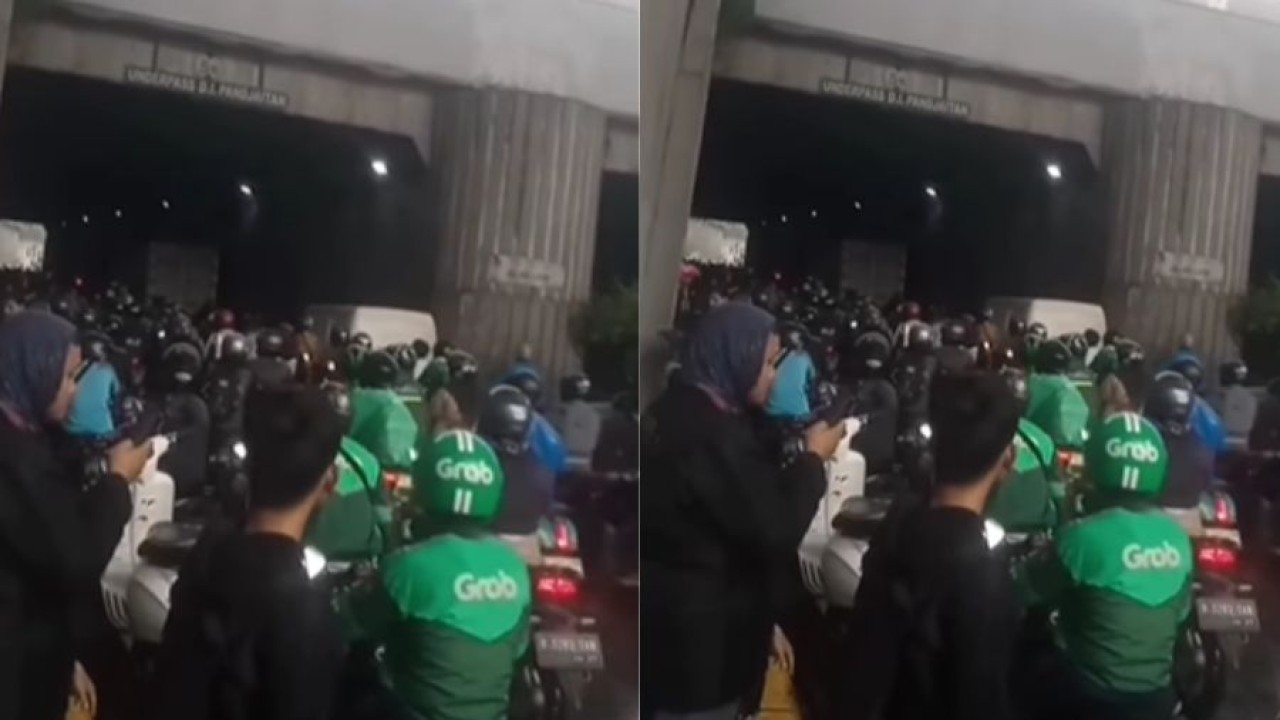 Underpass Panjaitan Macet (Instagram)