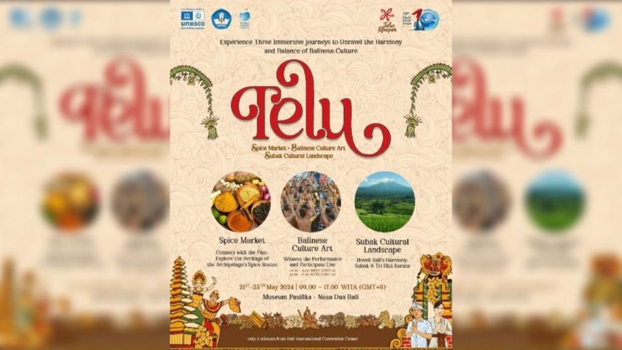 Pertunjukkan budaya Bali TELU/ist