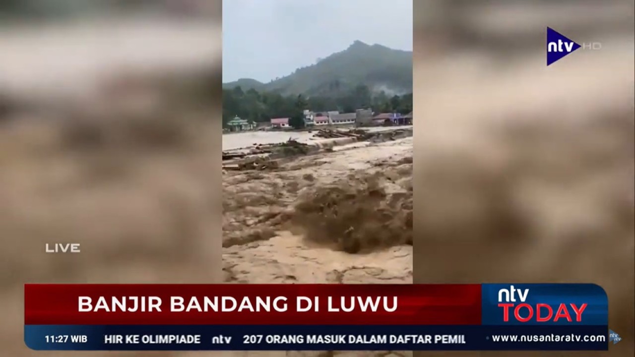 Banjir bandang menerjang Kabupaten Luwu, Sulsel