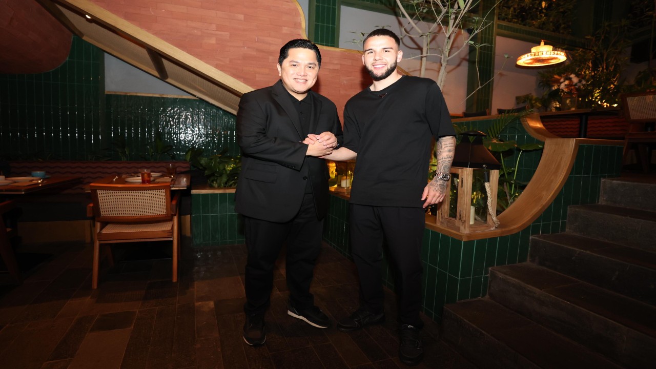 Calvin Verdonk bersama Ketua Umum PSSI, Erick Thohir (dok PSSI)