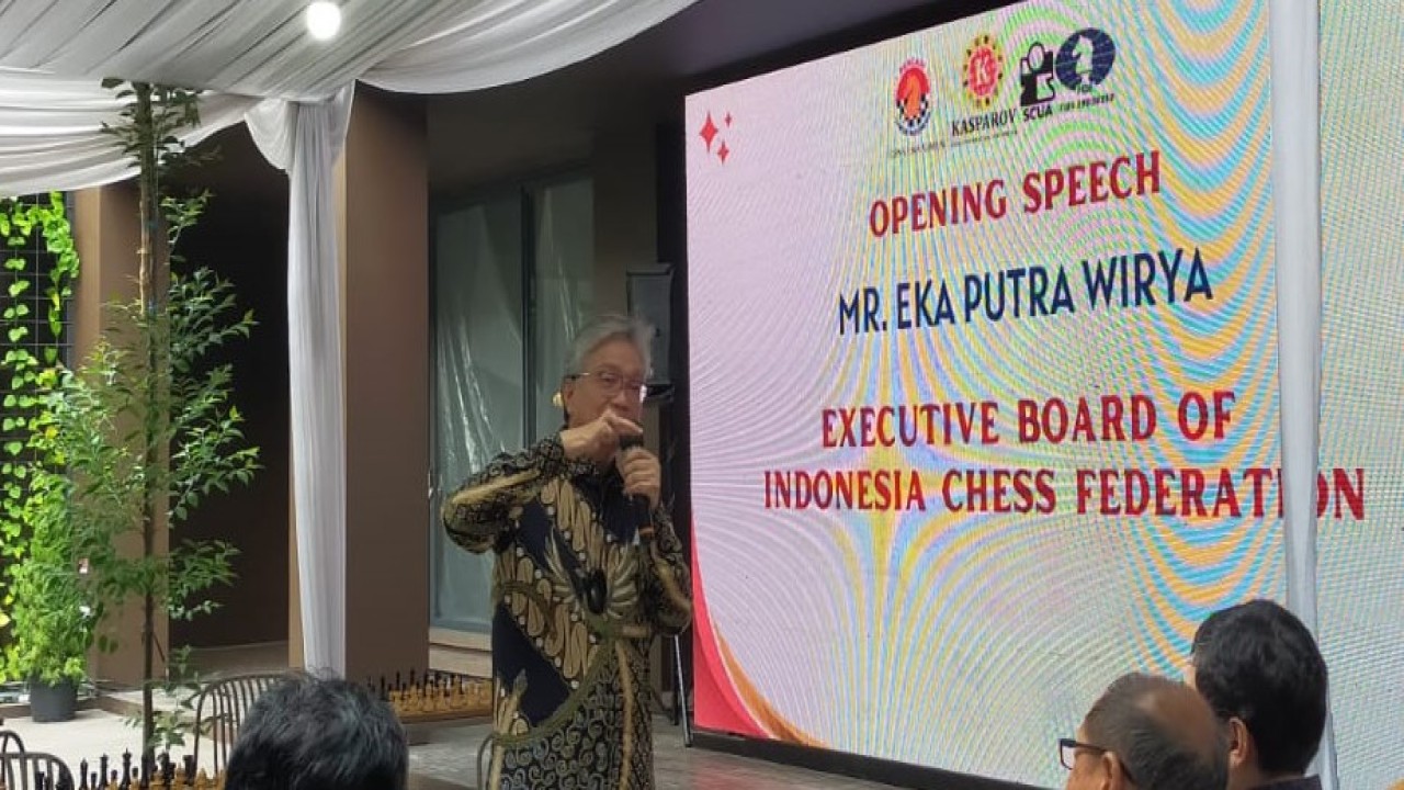 Pembina PB Percasi sekaligus Pendiri Sekolah Catur Utut Adianto (SCUA) Eka Putra Wirya