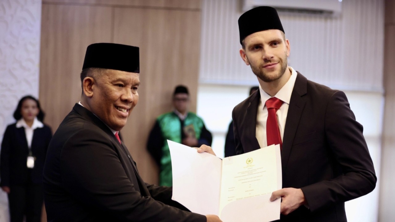 Maarten Paes resmi jadi warga negara Indonesia