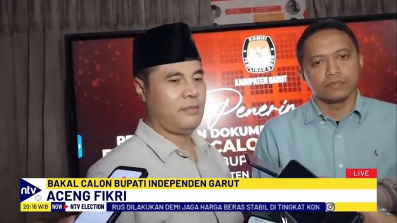 Mantan Bupati Aceng Fikri maju lagi sebagai calon bupati pada Pilkada Garut 2024