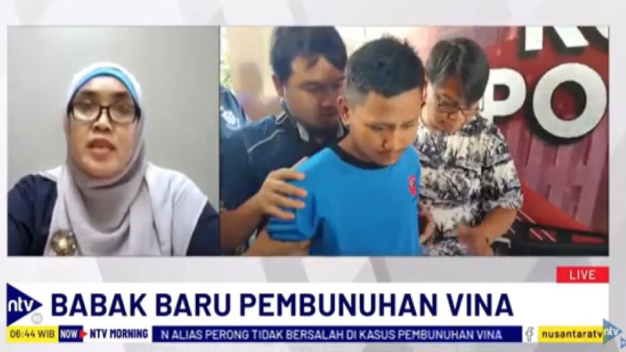 Kuasa Hukum Pegi Setiawan Alias Pegi, Sugianti Iriani dalam program NTV Morning di NusantaraTV.