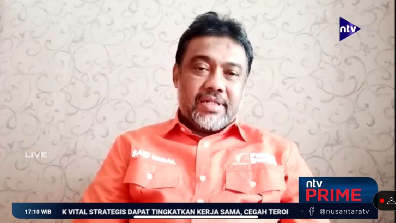 Presiden Partai Buruh yang juga Presiden Konfederasi Serikat Pekerja Indonesia (KSPI) Said Iqbal/Tangkapan Layar YouTube Nusantaratv