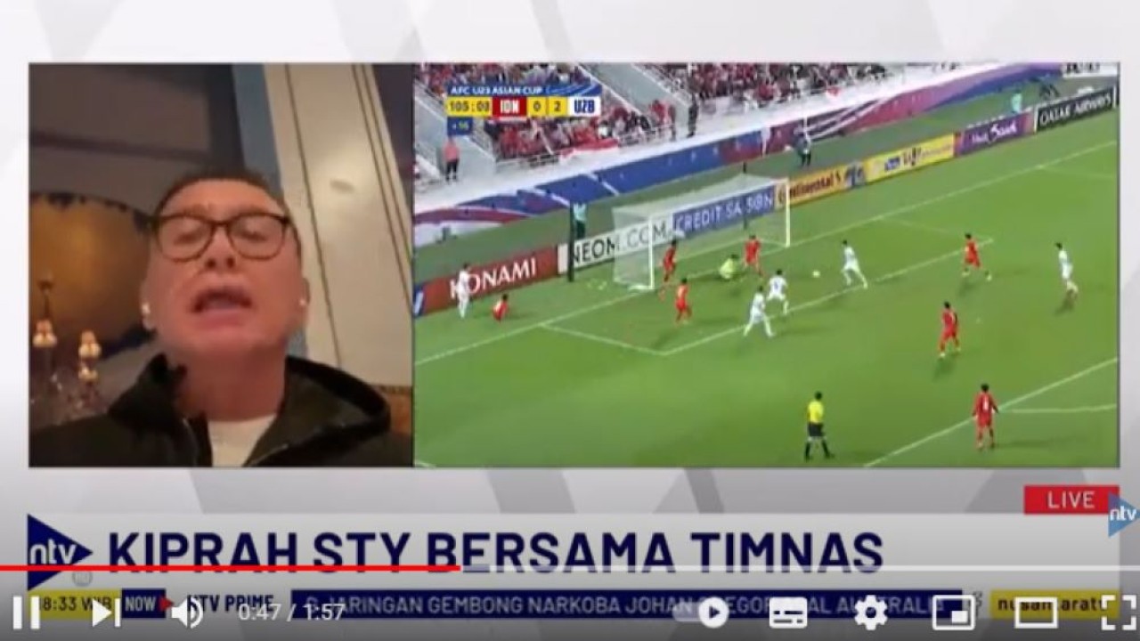 Mantan Ketua Umum PSSI, Mochamad Iriawan atau Iwan Bule dalam Dialog NTV Prime di NusantaraTV, Selasa (21/5/2024).