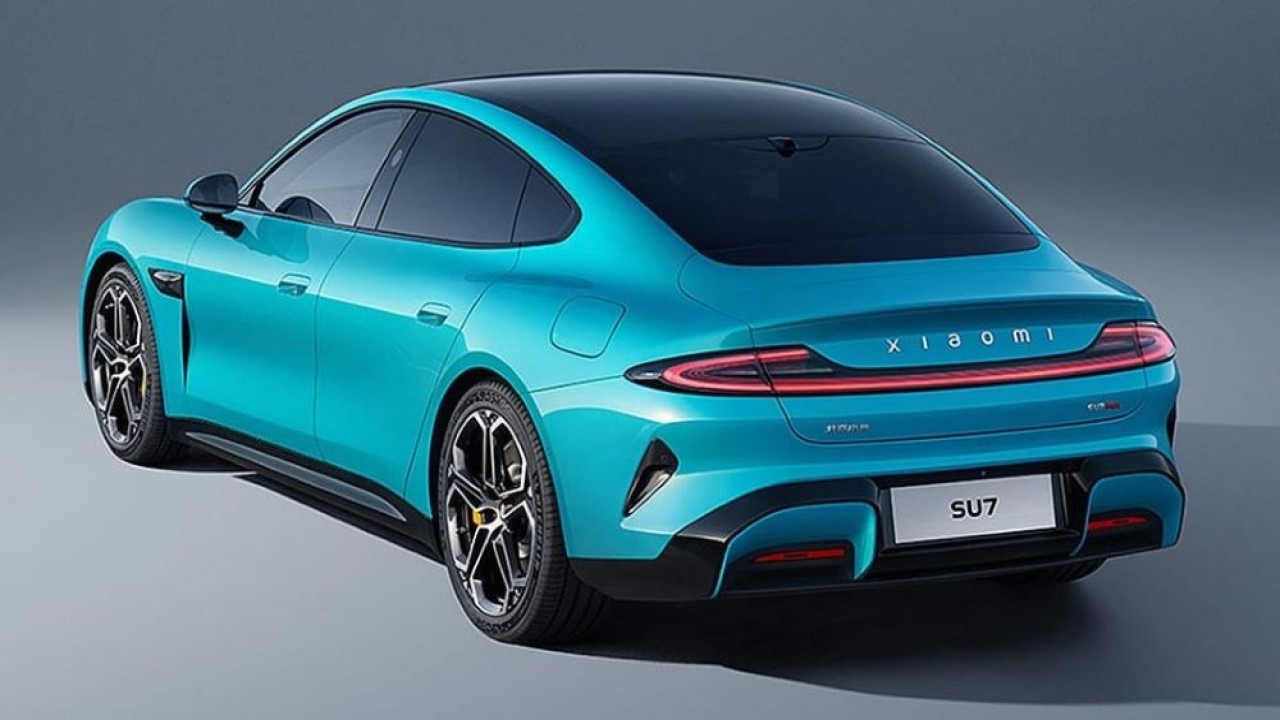 Mobil listrik Xioami SU7. (Foto: Arena EV)