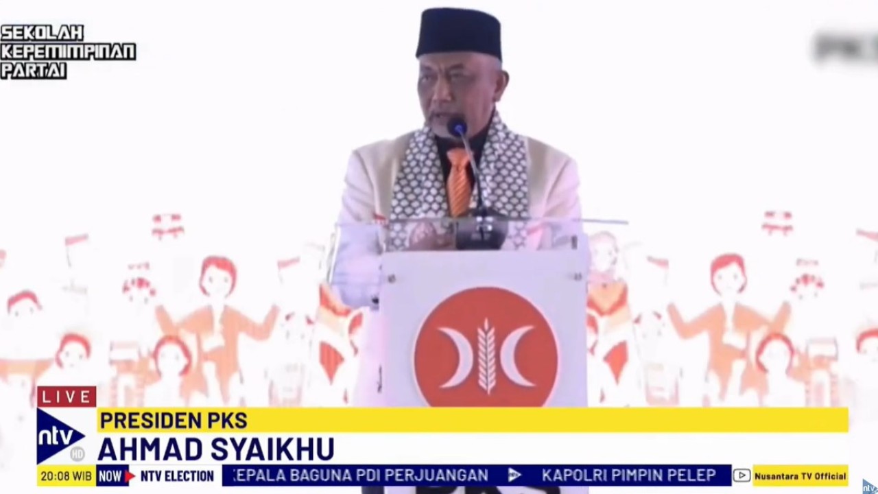 Presiden Partai Keadilan Sejahtera (PKS), Ahmad Syaikhu.