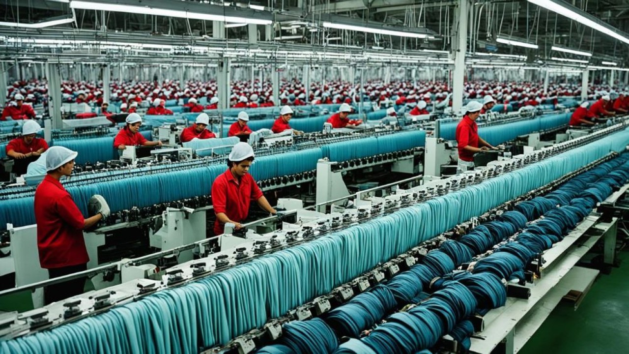 Ilustrasi industri tekstil/ist