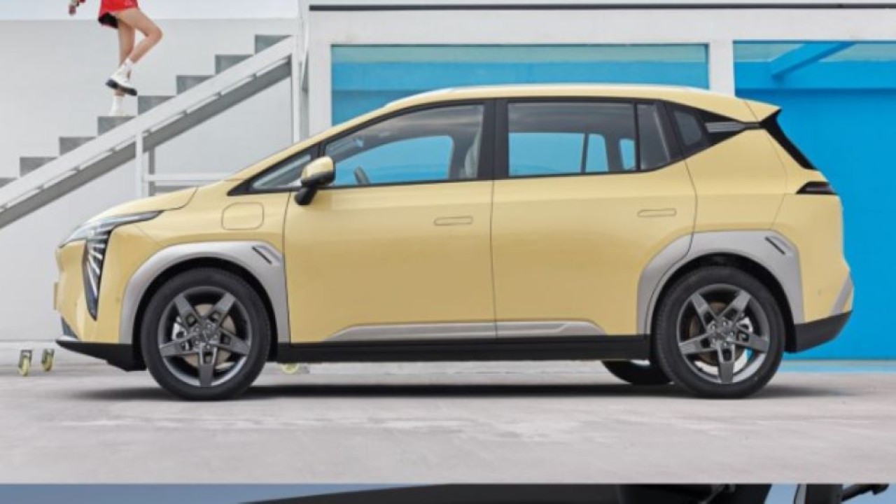 GAC Aion Y Plus menawarkan dua varian SUV listrik yakni Exclusive dengan jangkauan 410 km, dan Premium dengan jangkauan 490 km. (Foto: Carnewschina)