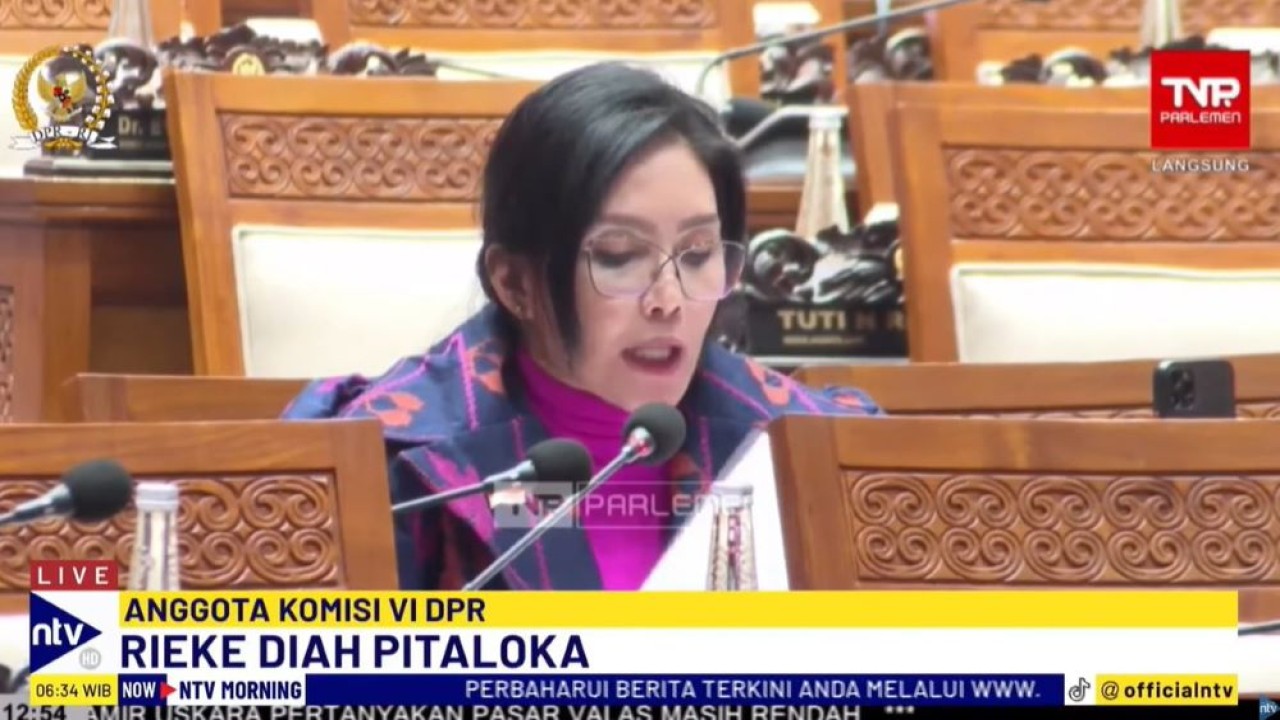 Anggota Komisi VI DPR RI dari Fraksi PDI Perjuangan Rieke Diah Pitaloka meminta kebijakan Tapera dibatalkan.