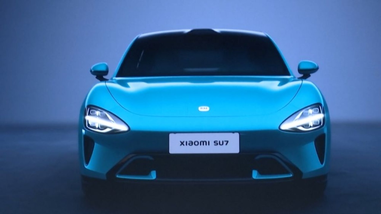 Mobil listrik Xiaomi SU7. (Foto: CMG)