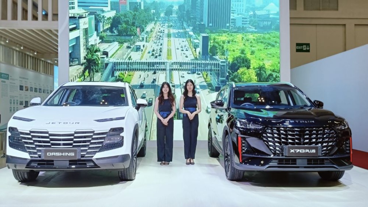 Jetour merilis dua produk terbaru, yakni Jetour Dashing dan Jetour X70 Plus. (Foto: Adiantoro/NTV)