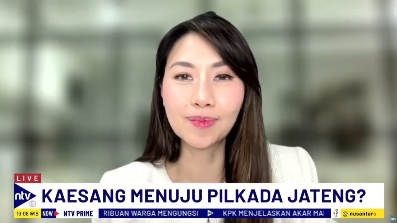Ketua DPP PSI Cheryl Tanzil saat menjadi narasumber dalam program dialog NTV Prime di Nusantara TV, Selasa (2/7/2024).