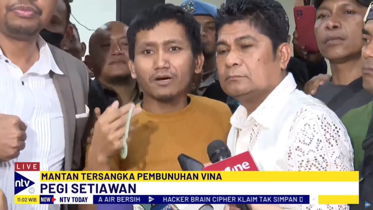 Pegi Setiawan resmi bebas dari tahanan di Polda Jawa Barat (Jabar) pada Senin (8/7/2024) malam.