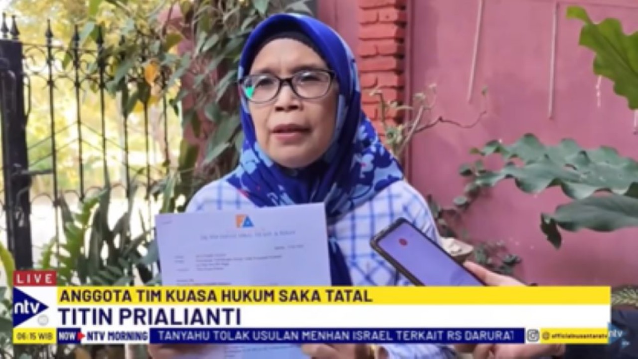 Anggota Tim Kuasa Hukum Saka Tatal, Titin Prialianti