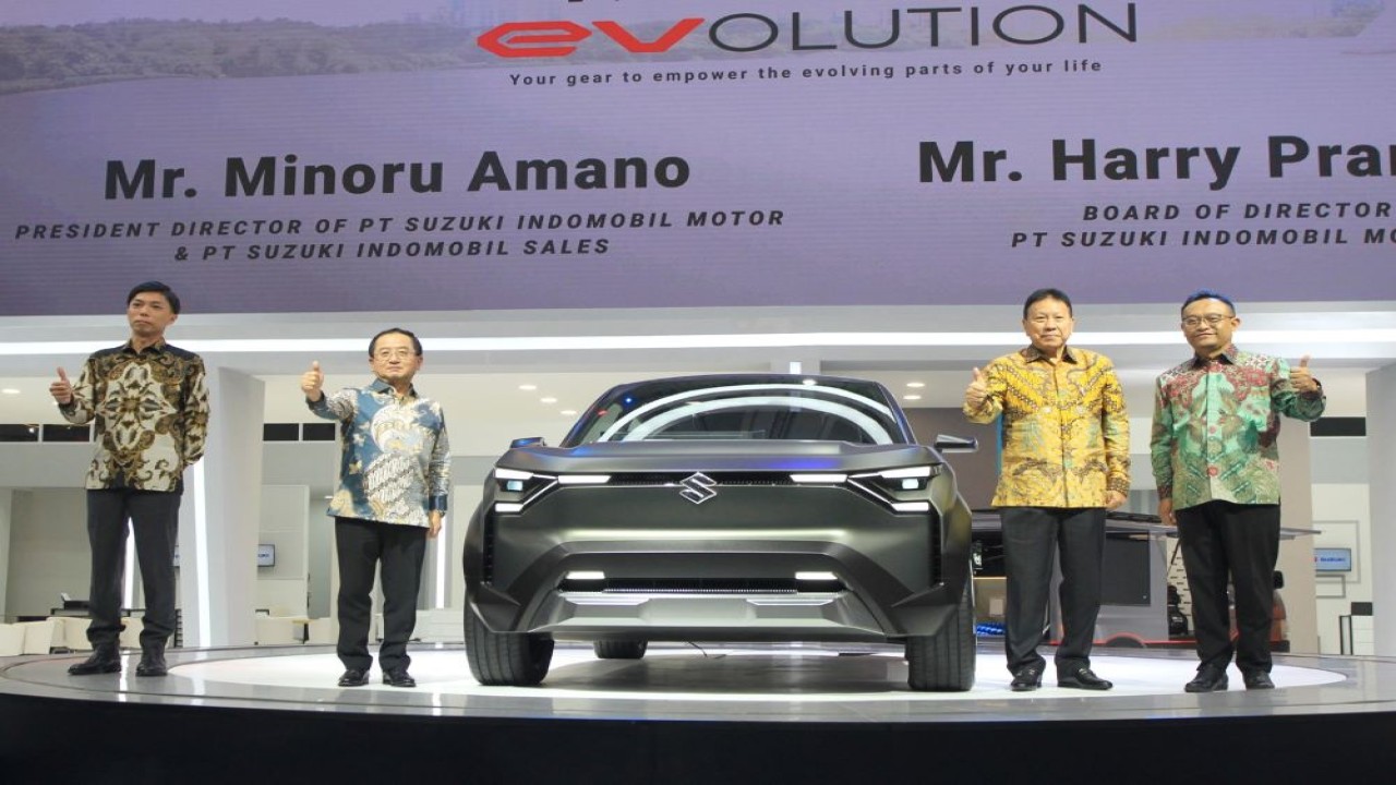 Mobil listrik Suzuki eVX. (Foto: Adiantoro/NTV)