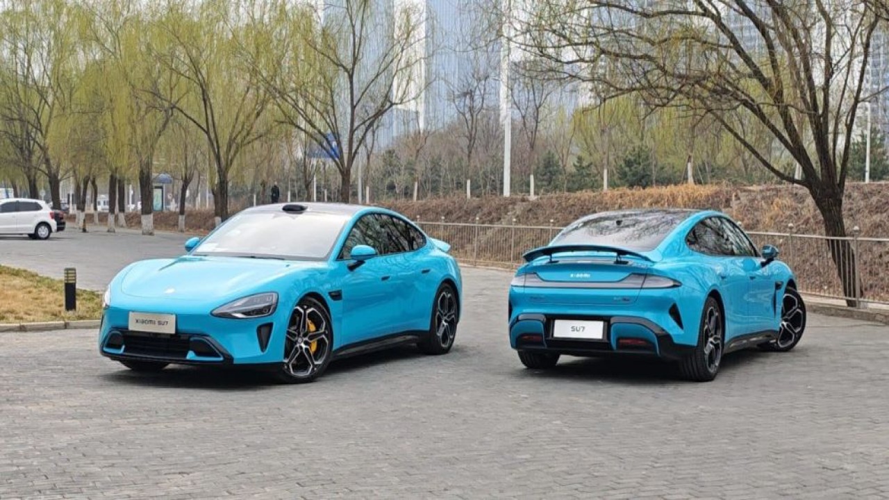 Mobil listrik Xiaomi SU7. (Foto: ArenaEV)