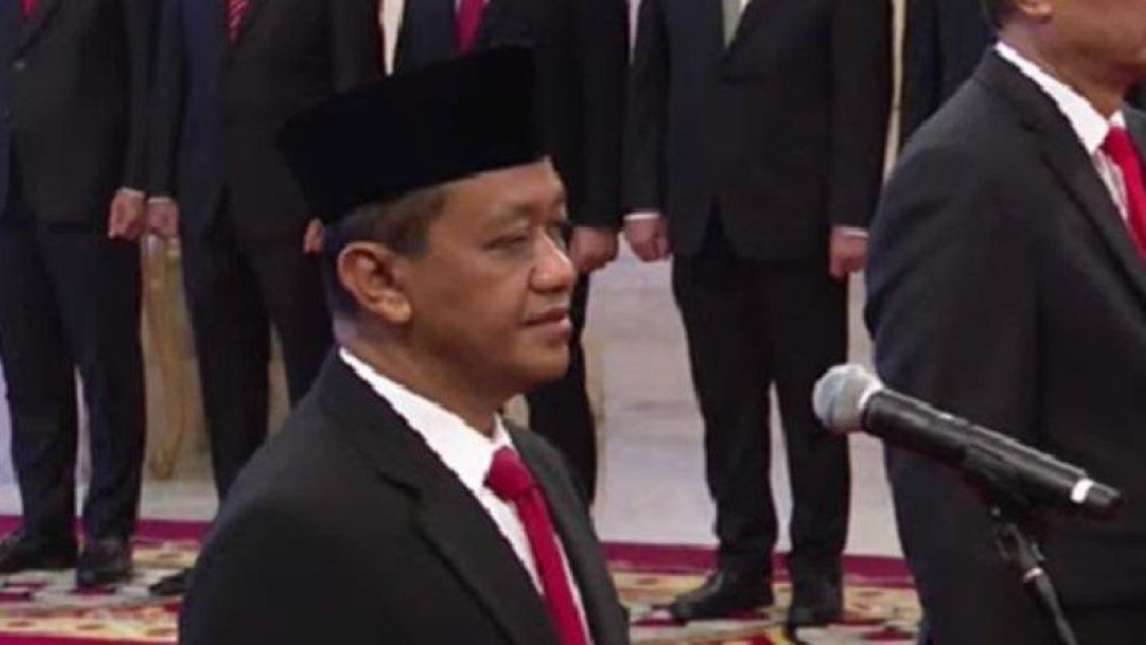 Bahlil Lahadalia Dilantik jadi Menteri ESDM/ist