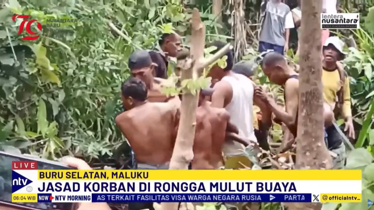 Seekor buaya berukuran empat meter lebih menerkam seorang warga Desa Wali, Kecamatan Namrole, Kabupaten Buru Selatan, Maluku, bernama Halima Rahakbauw (50 tahun), pada Selasa (20/8/2024).
