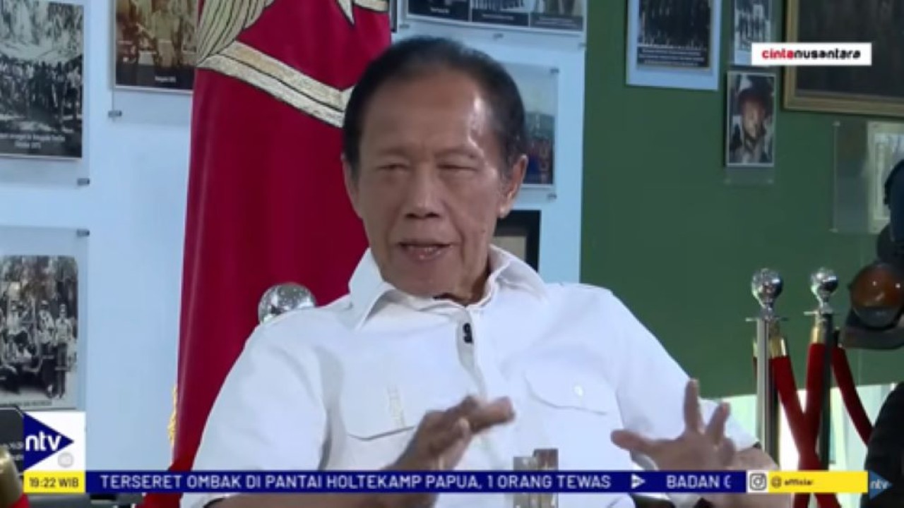 Mantan Gubernur DKI Jakarta, Sutiyoso dalam acara DPO Podcast di NusantaraTV/tangkapan layar