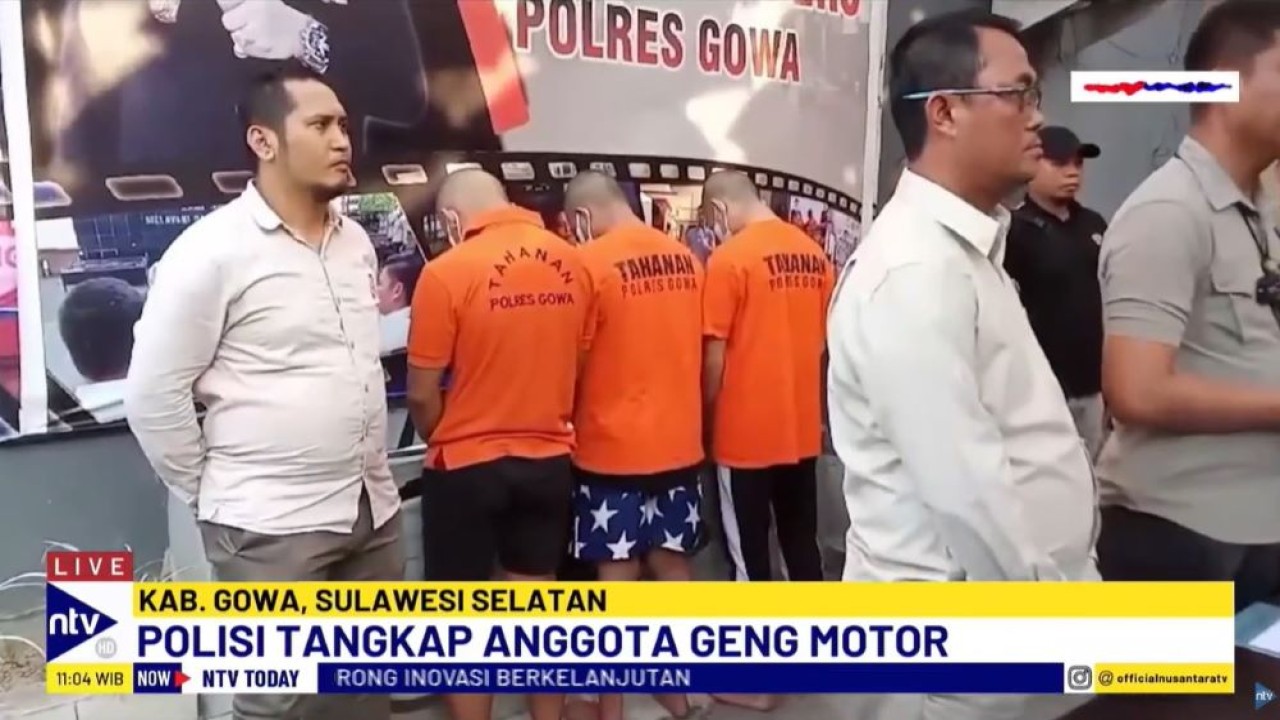 Empat dari lima remaja anggota kelompok geng motor akhirnya berhasil ditangkap polisi. Para pelaku terancam hukuman 10 tahun penjara.