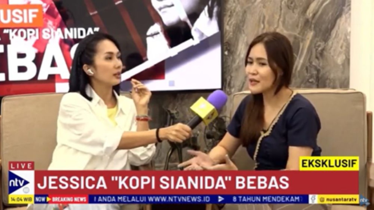 Terpidana kasus kopi sianida Jessica Wongso dalam dialog NTV Breaking News NusantaraTV di Senayan Golf Avenue Jakarta