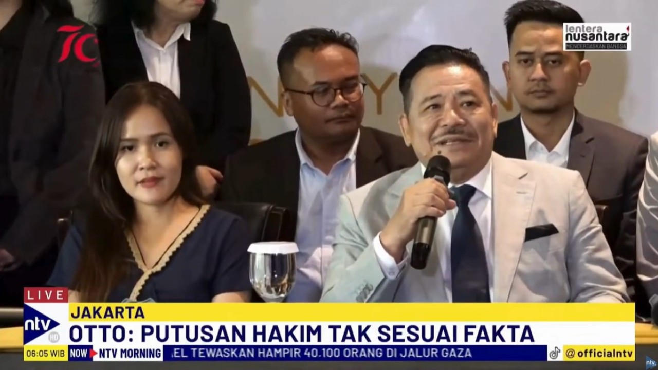 Kuasa hukum Jessica Wongso, Otto Hasibuan tetap menghormati putusan hakim yang telah memvonis Jessica Wongso bersalah.