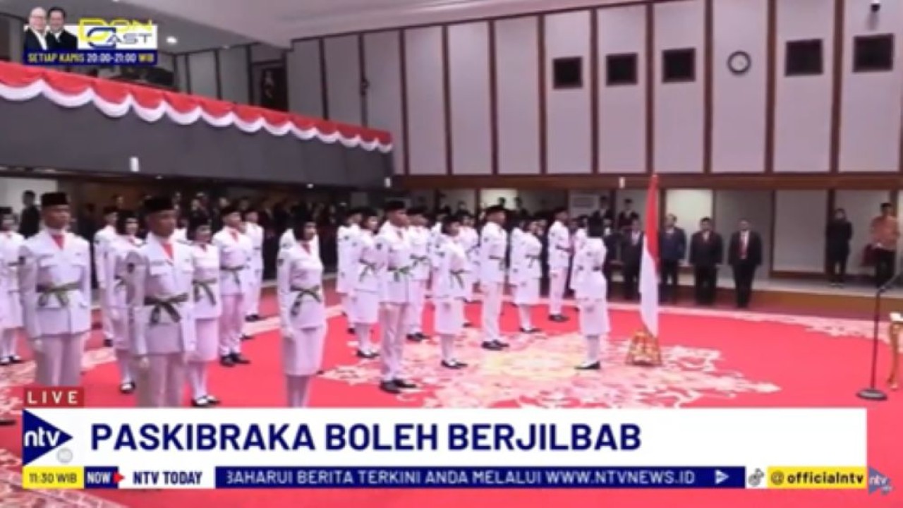 Pengukuhan Paskibraka tingkat DKI Jakarta