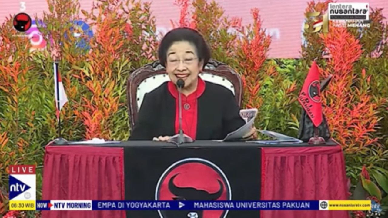 Ketua Umum PDI Perjuangan, Megawati Soekarnoputri