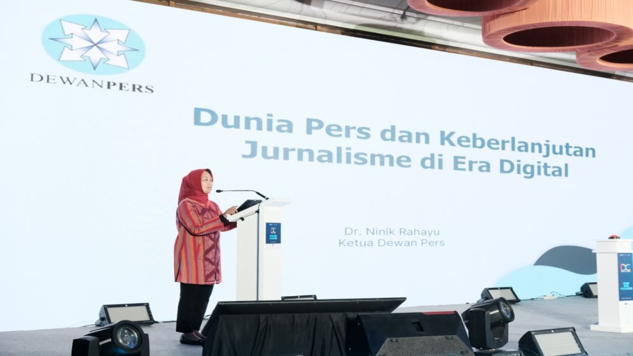 Ketua Dewan Pers Ninik Rahayu di IDC 2024/ist