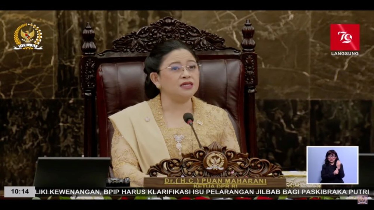 Ketua DPR RI, Puan Maharani/ist