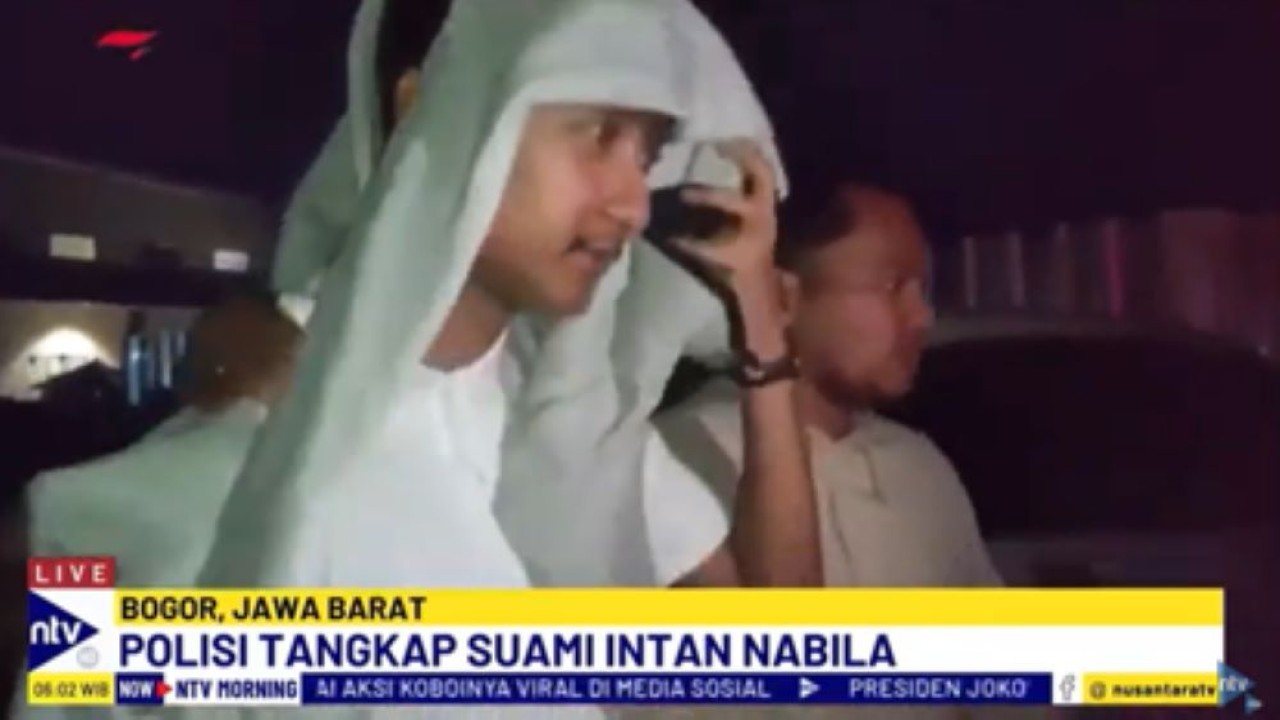 Armor Toreador ditangkap polisi karena diduga melakukan KDRT terhadap istrinya Selebgram Cut Intan