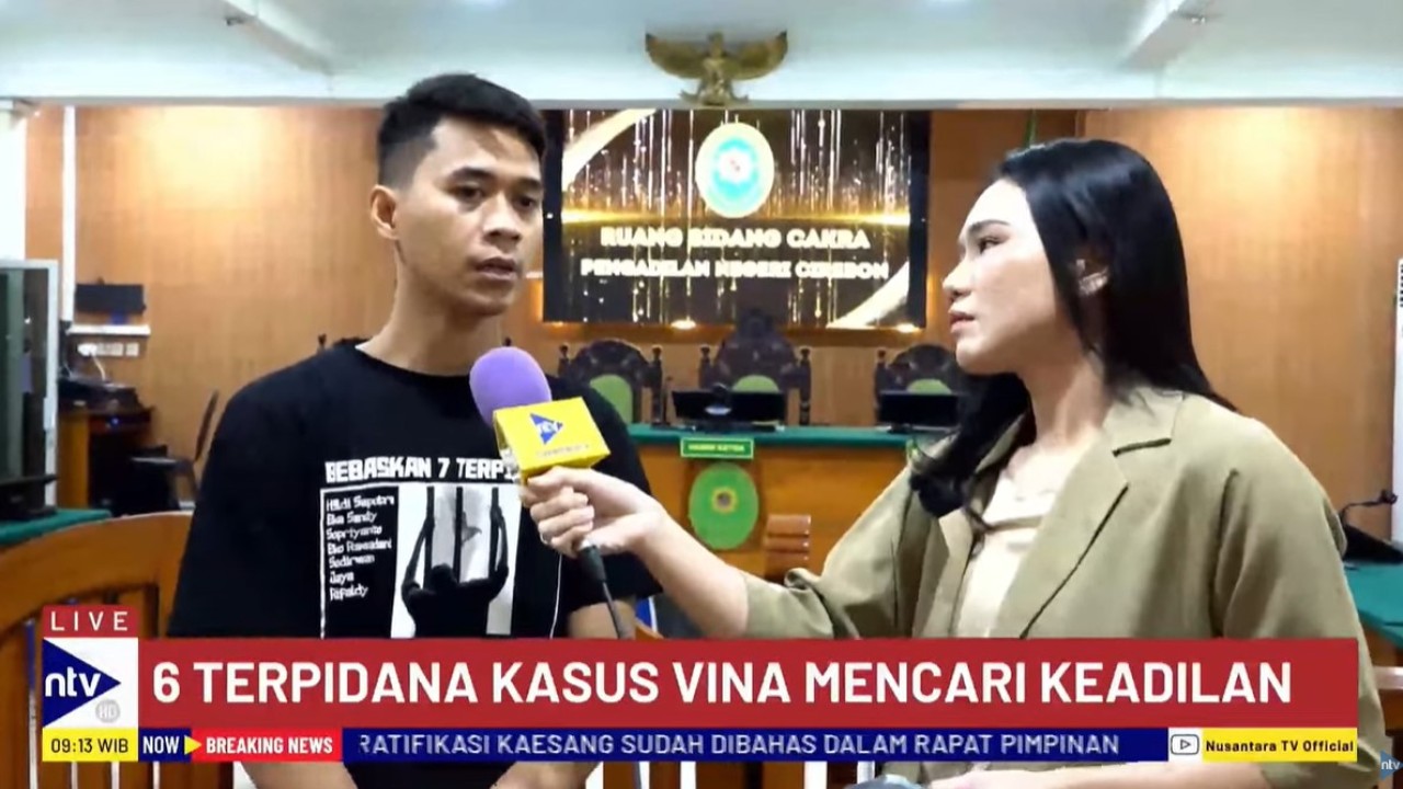 Kakak kandung Sudirman, Beni Indrayana saat diwawancara jurnalis Nusantara TV dalam program LIVE Breaking News, Rabu (25/9/2024).